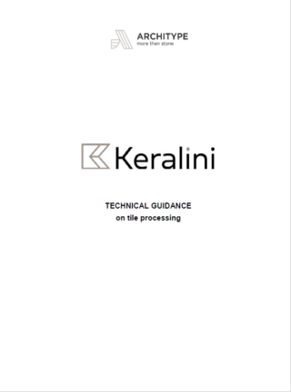 Keralini. Technical manual of slabs fabrication